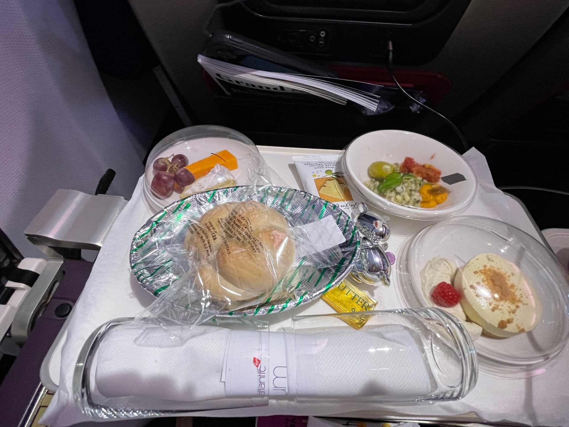 Lunch is Served! on Virgin Atlantic Premium Economy