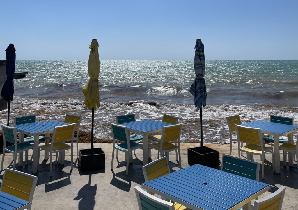 cafe by the sea in key west, at the Southernmost House