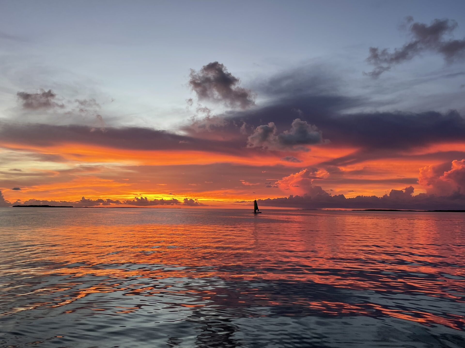 sunset in the Florida Keys